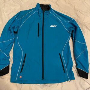Swix Men's L XC Ski Jacket Blue
